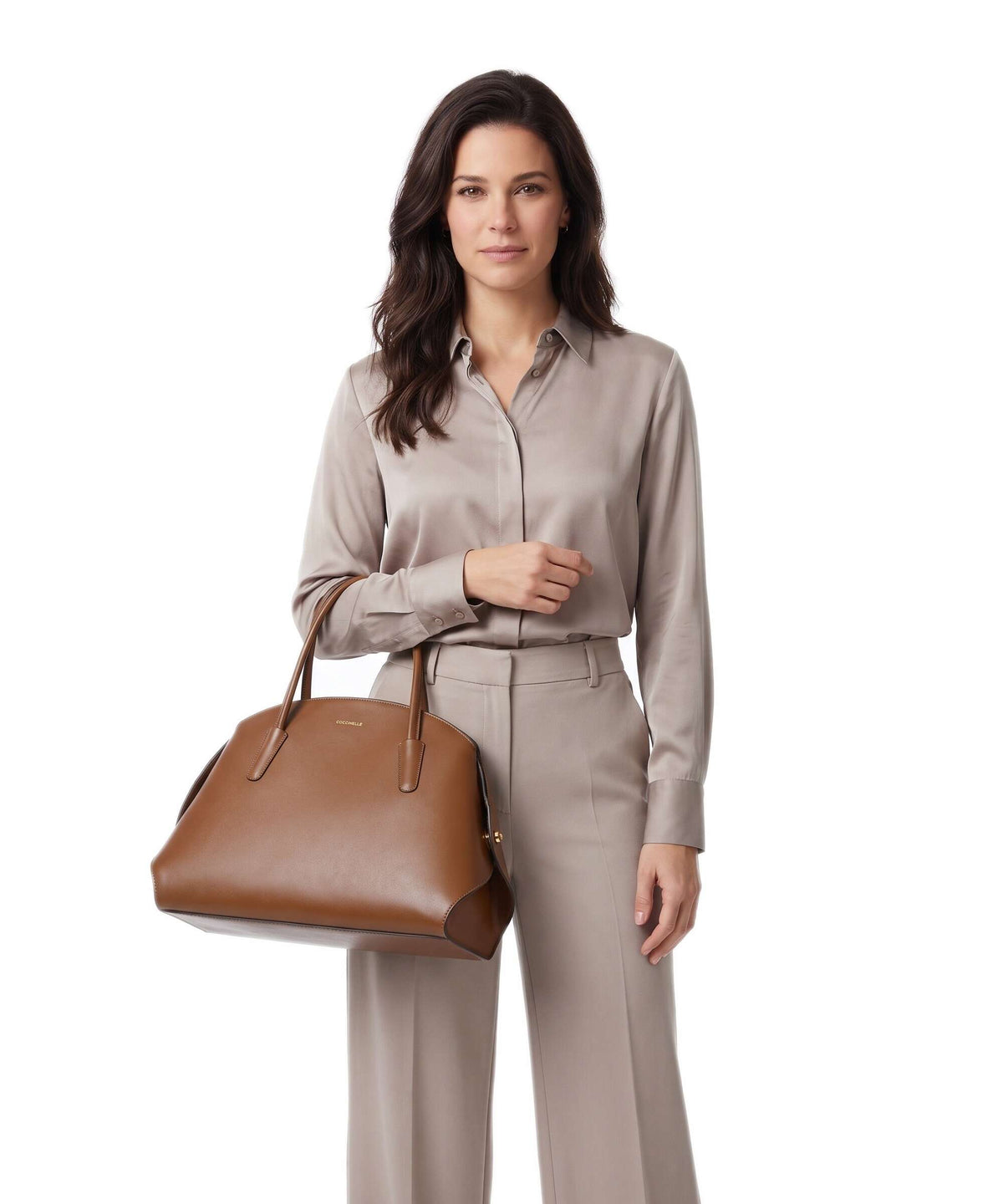 Coccinelle Tylde Handbag cognac