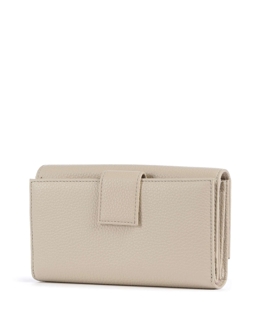 Coccinelle Metallic Soft Wallet sandshell