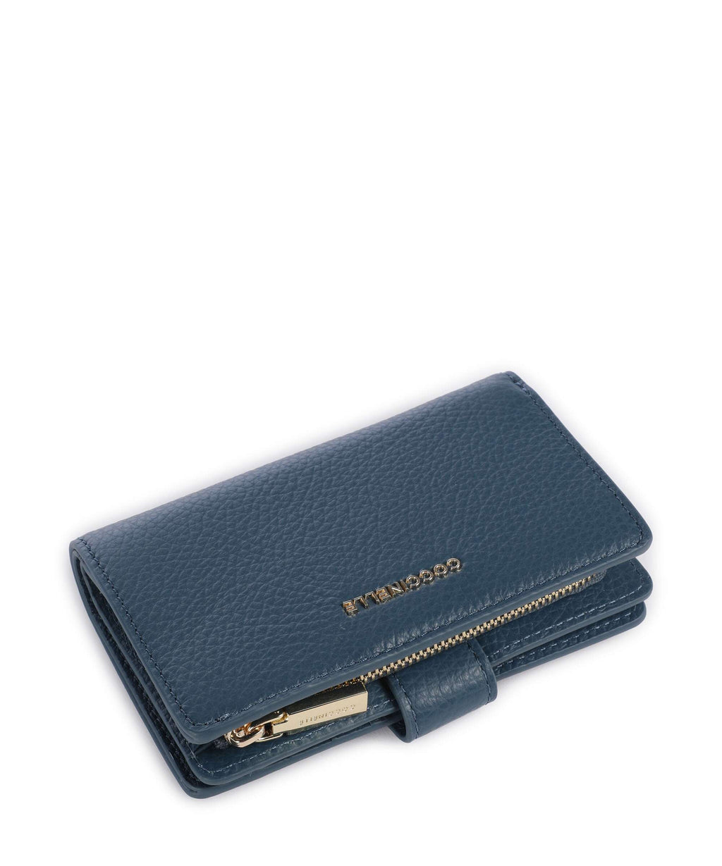 Coccinelle Metallic Soft Wallet deep blue