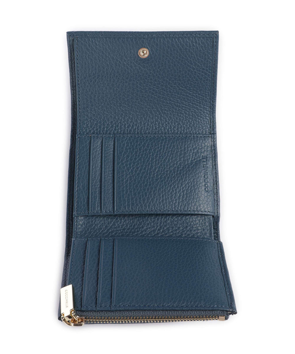 Coccinelle Metallic Soft Wallet deep blue
