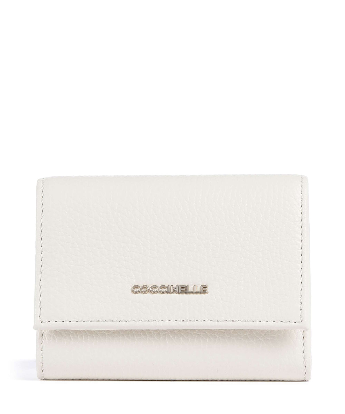 Coccinelle Metallic Soft Wallet pearl