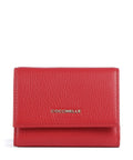 Coccinelle Metallic Soft Wallet scarlet