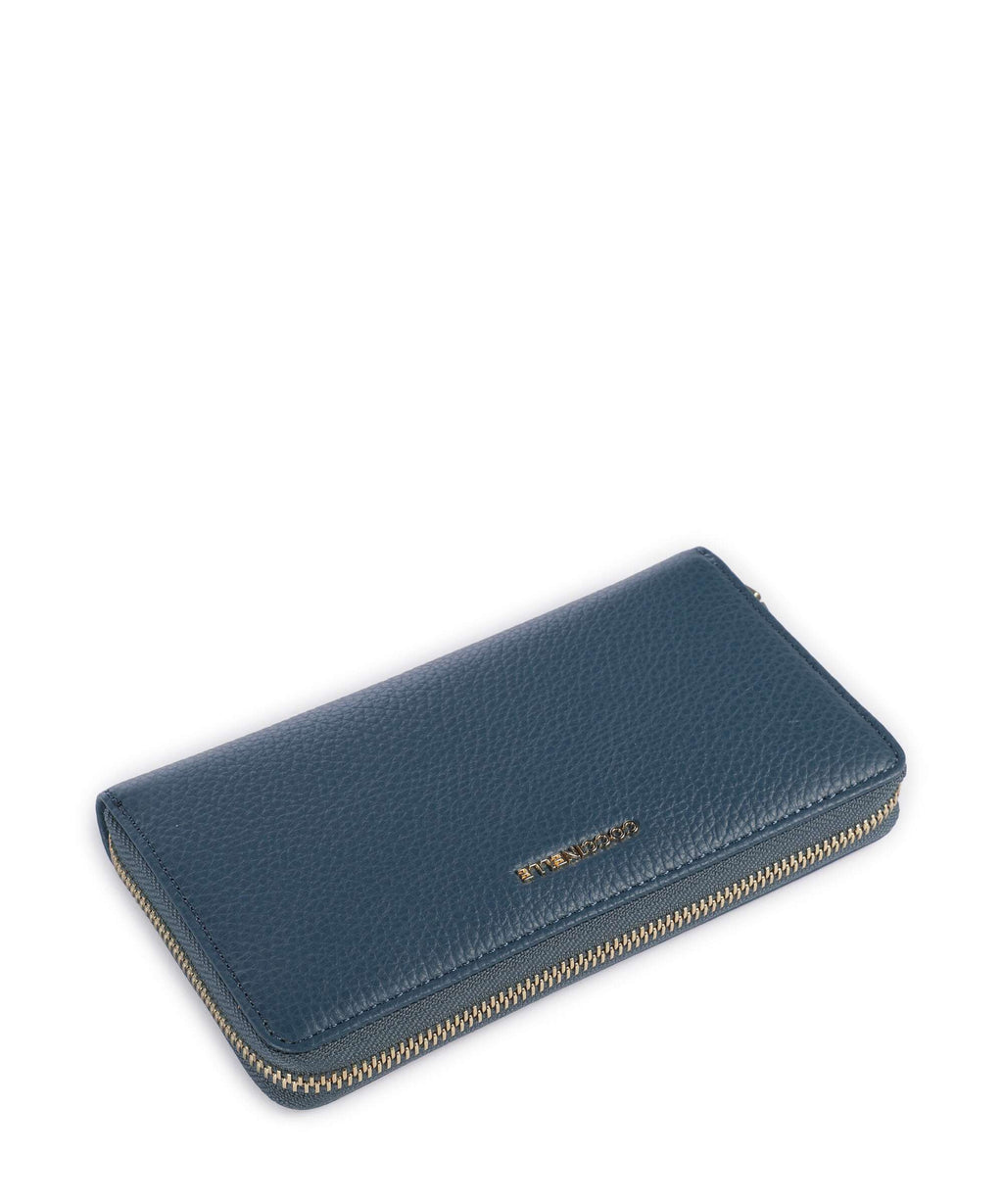 Coccinelle Metallic Soft Wallet deep blue