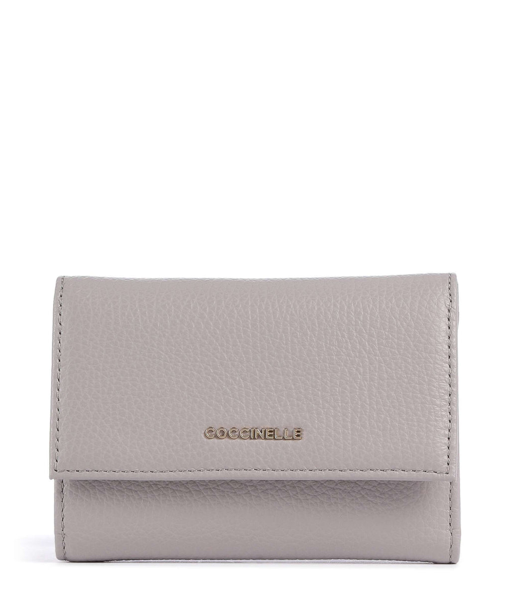 Coccinelle Metallic Soft Wallet oyster