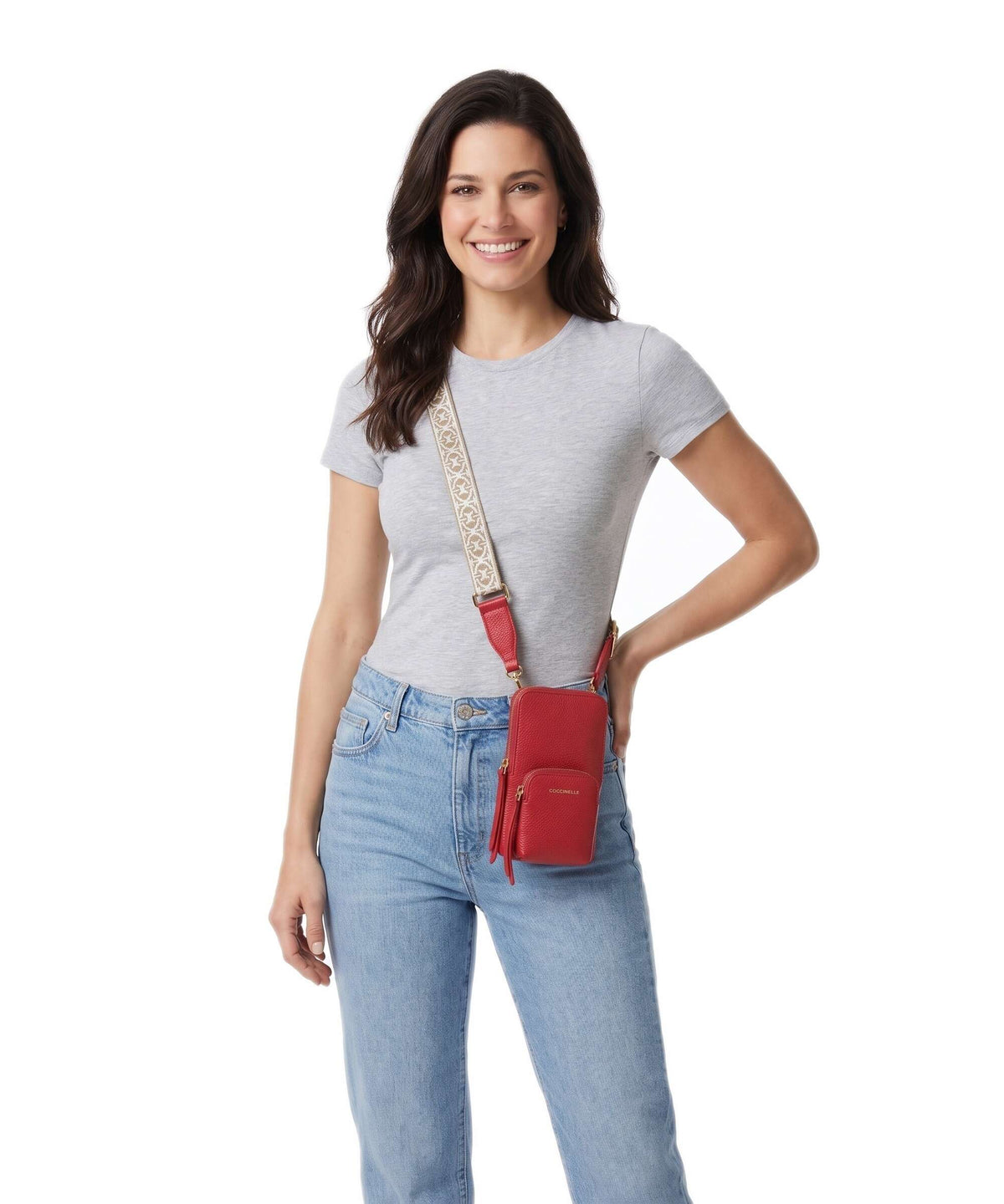 Coccinelle Pixie Phone bag scarlet