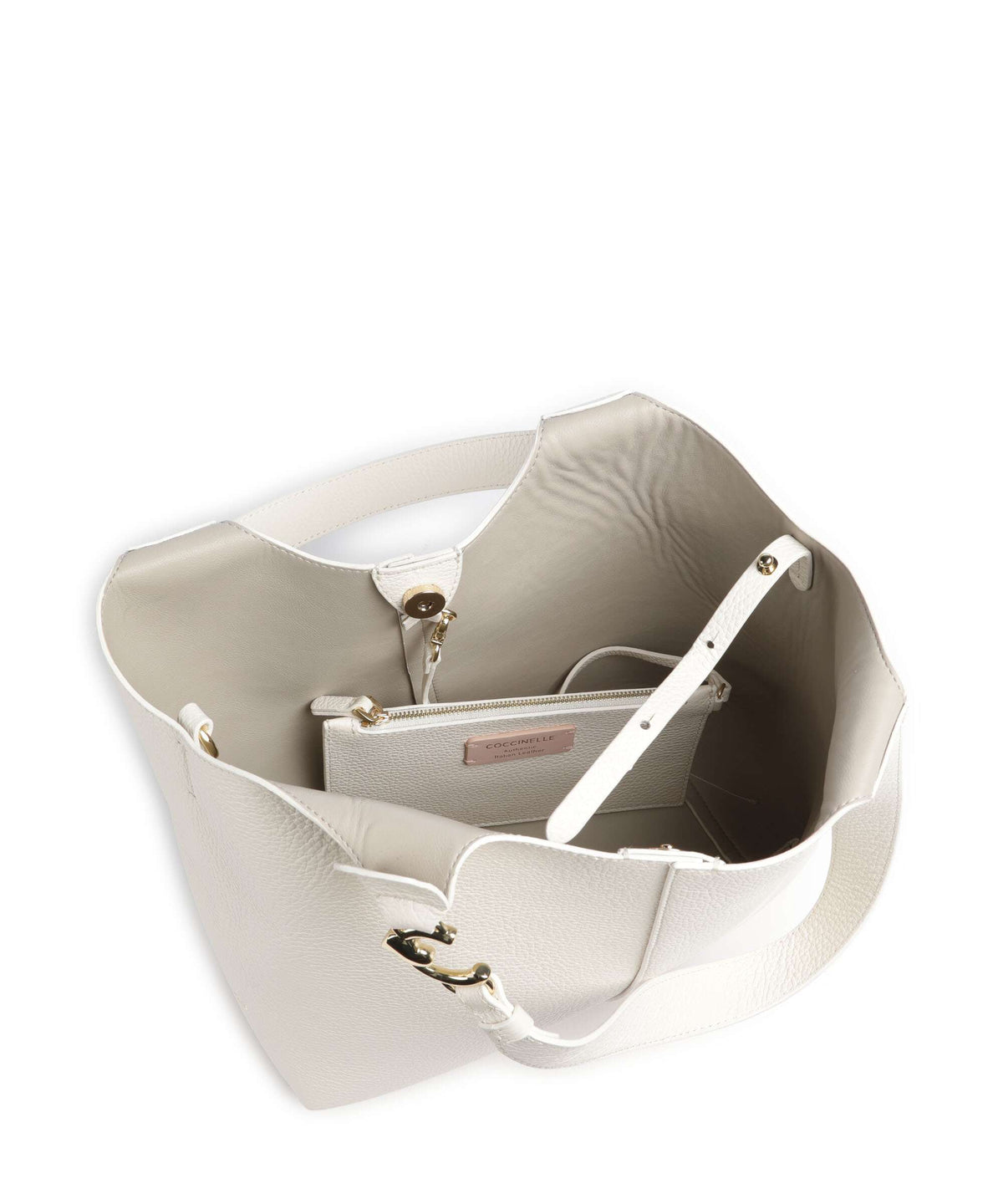 Coccinelle C-Easy Hobo bag pearl