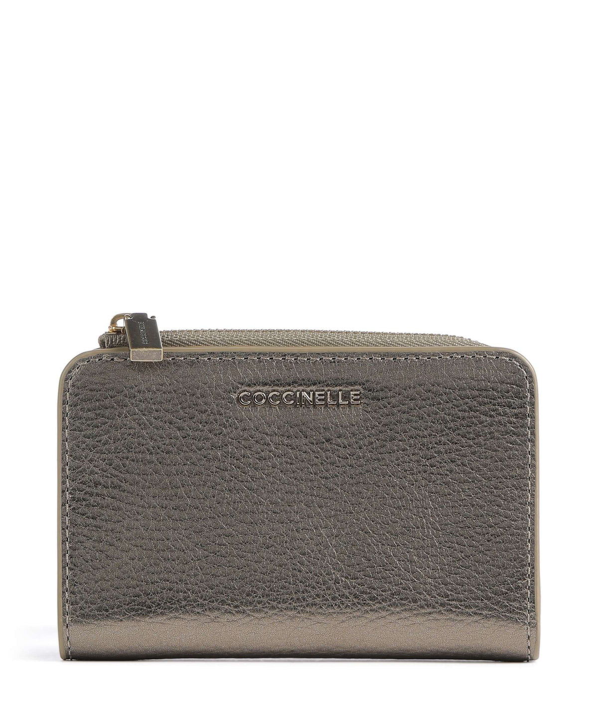 Coccinelle Metallic Soft Wallet antique brass