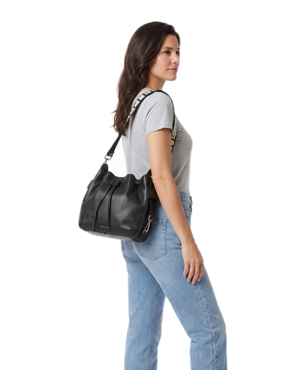 Coccinelle Gretel Ribbon Bucket bag noir
