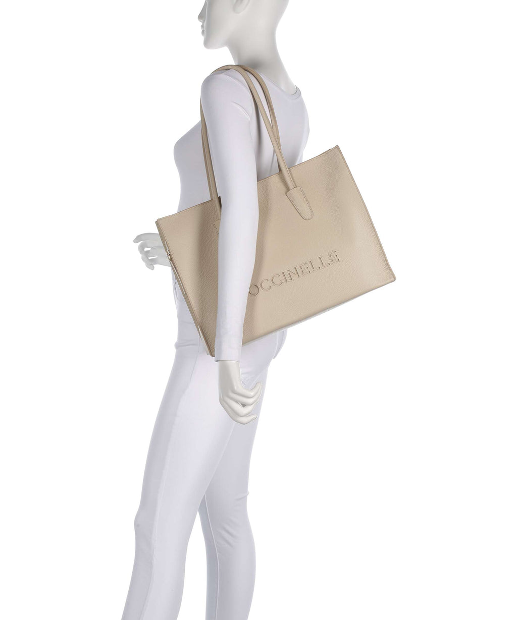 Coccinelle Myrtha Tote bag sandshell