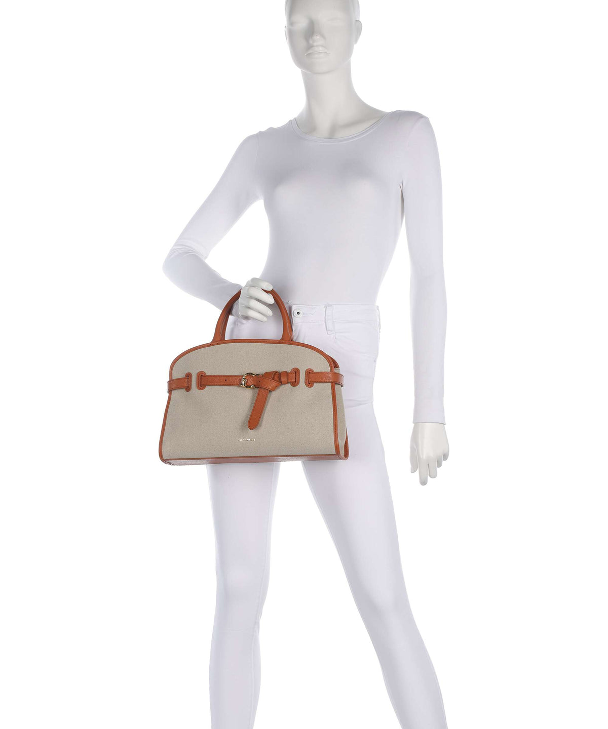 Coccinelle Sabine Canvas Handbag natural/crab