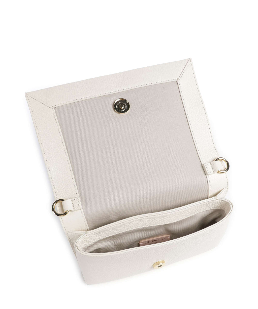 Coccinelle Dandy Crossbody bag pearl