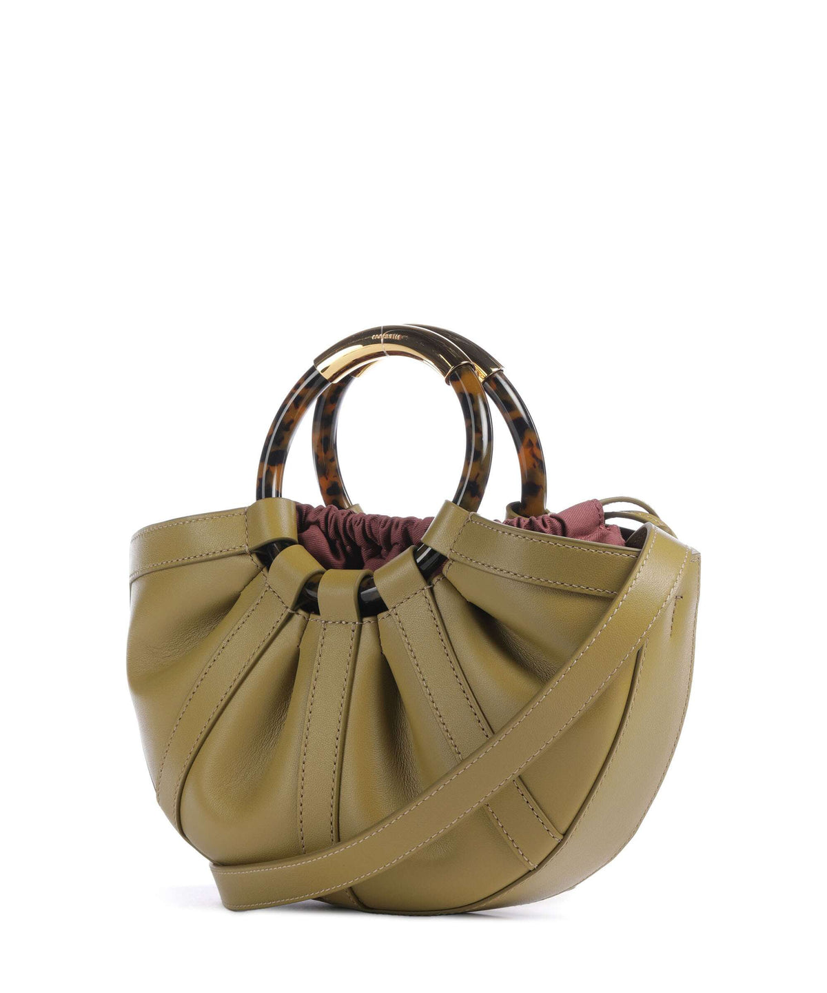 Coccinelle Shell Handbag seagrass