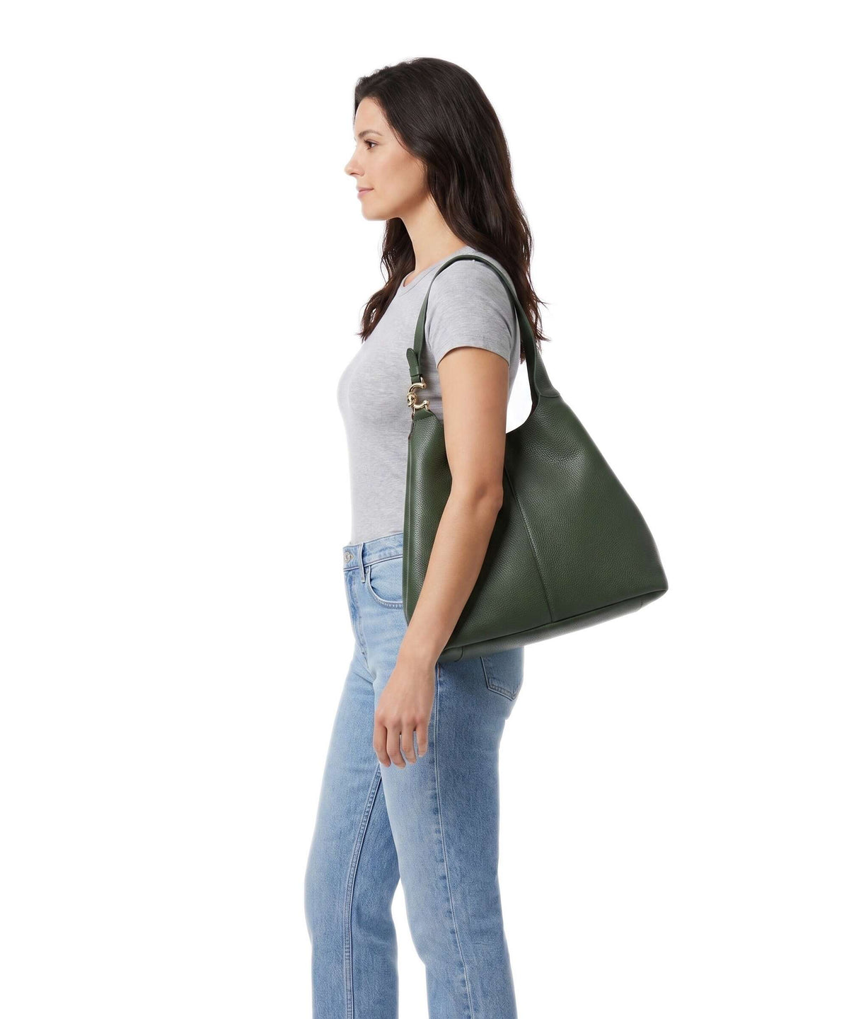 Coccinelle C-Easy Hobo bag garden green