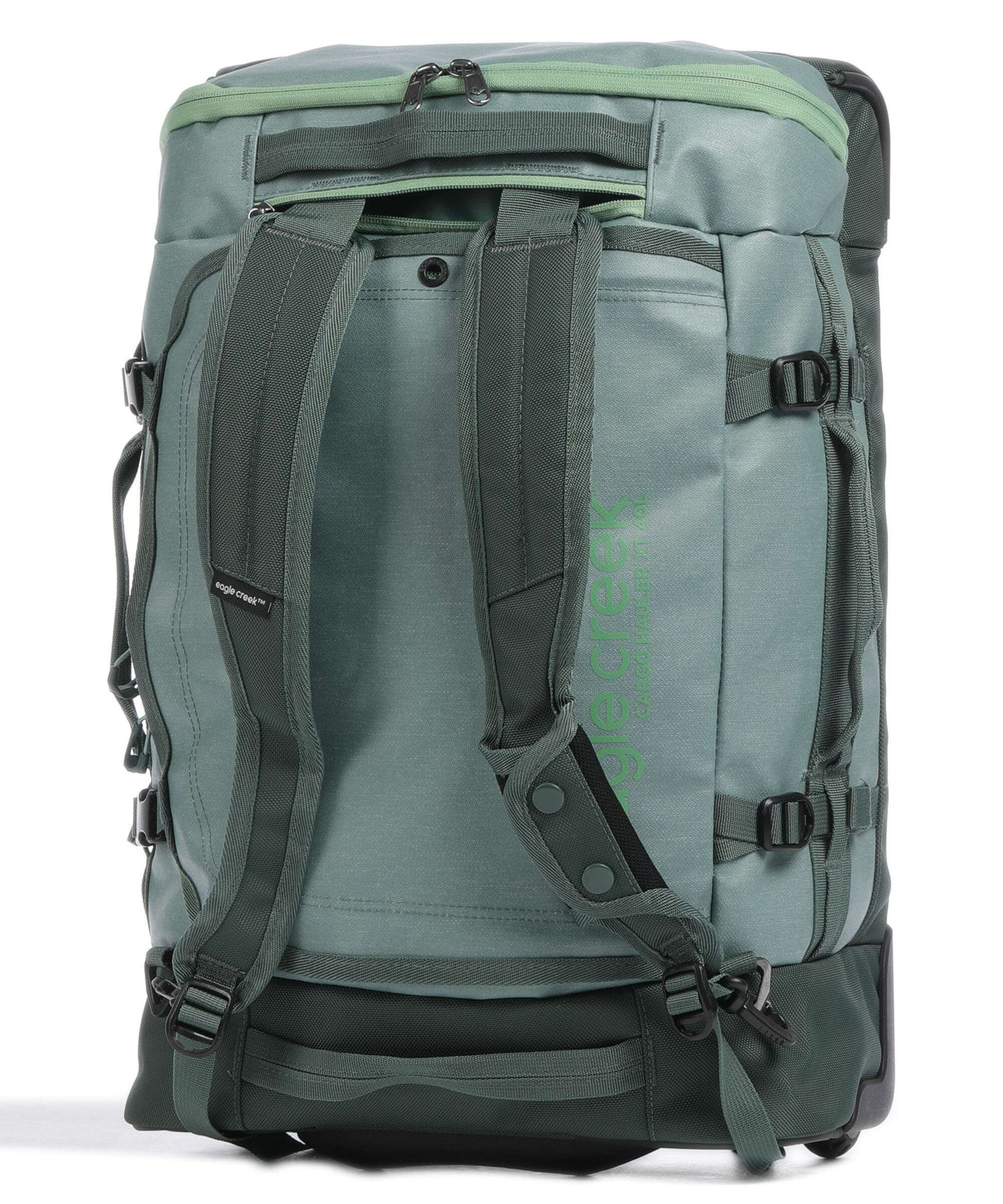 Eagle Creek Cargo Hauler XT International Carry On Backpack with wheels duck green