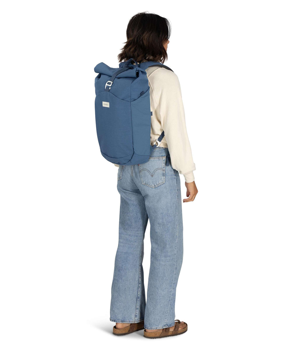 Osprey Arcane Rolltop backpack red pampas heather