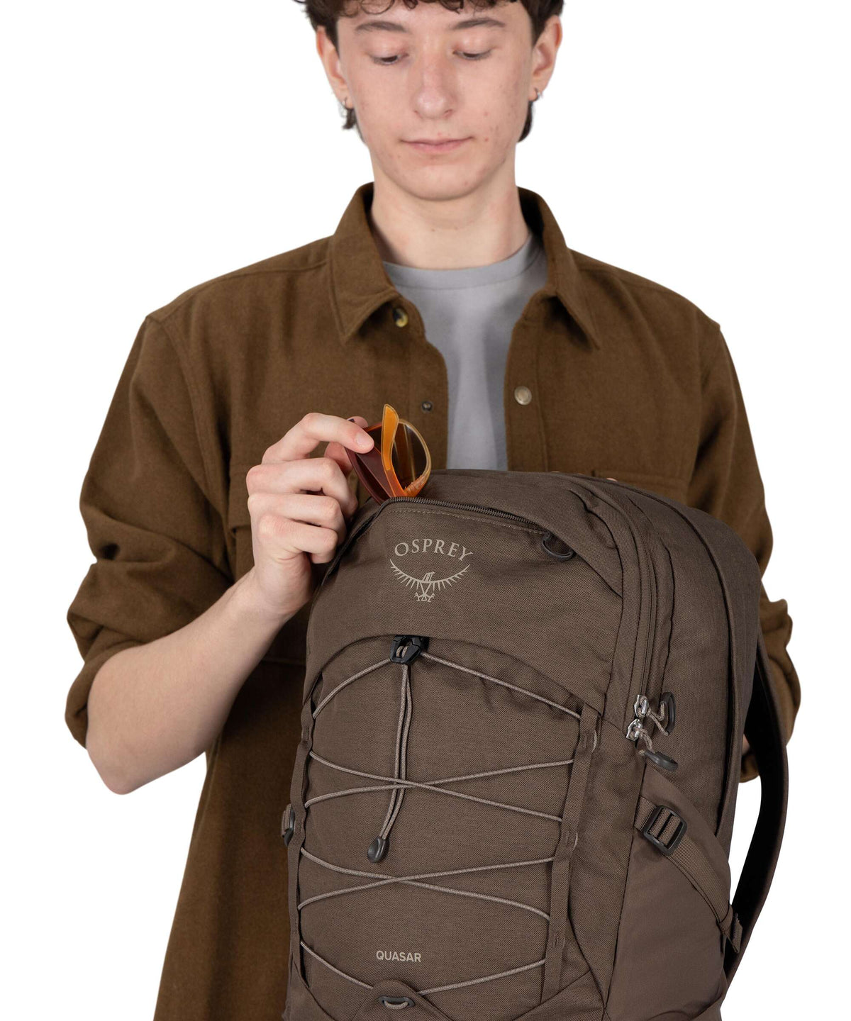 Osprey Quasar Backpack truffle brown