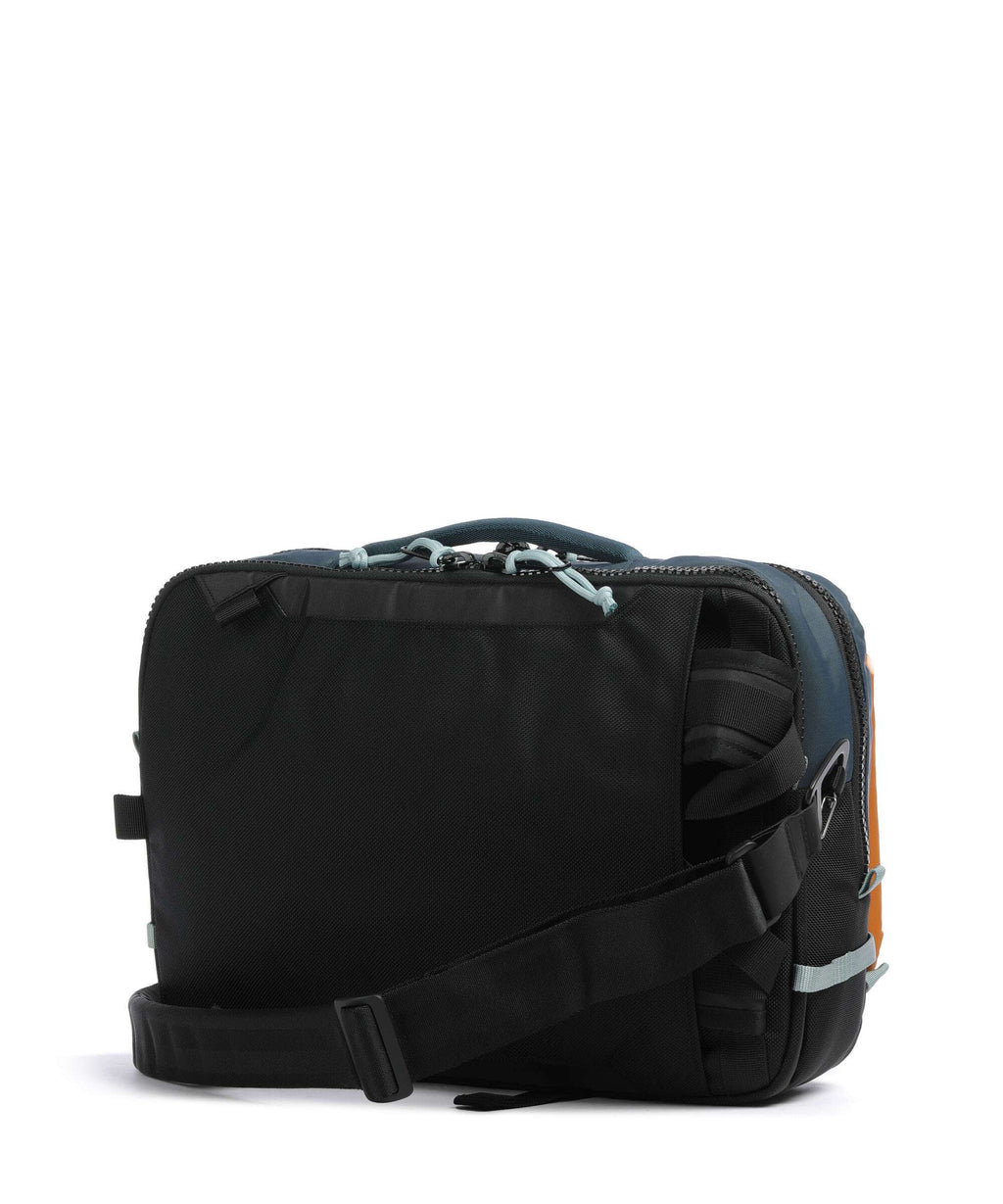 Topo Designs Global Briefcase pond blue/spice