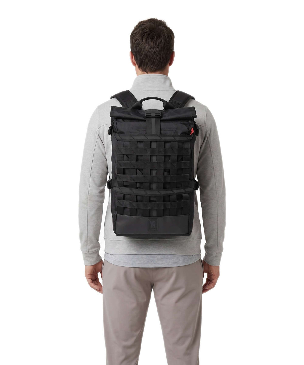 Chrome Barrage 22 Rolltop backpack black