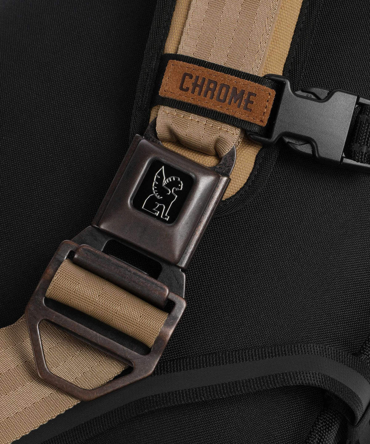 Chrome Kadet Max Suede Sling bag heritage