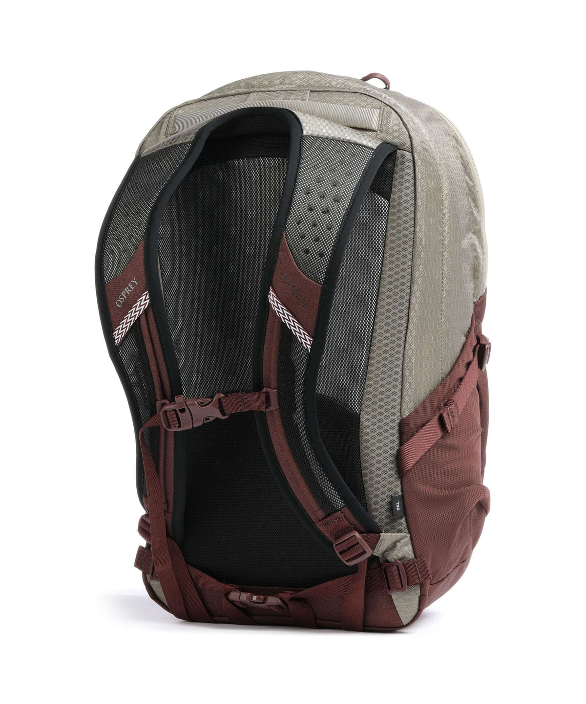 Osprey Quasar Backpack sawdust tan/raisin red