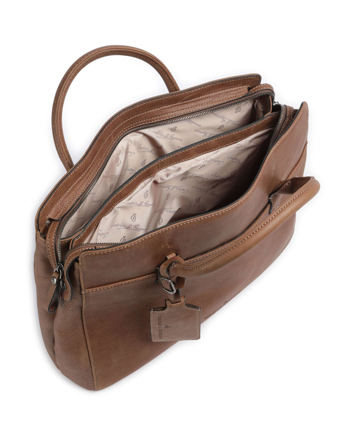 Castelijn & Beerens Carisma Laptop bag cognac