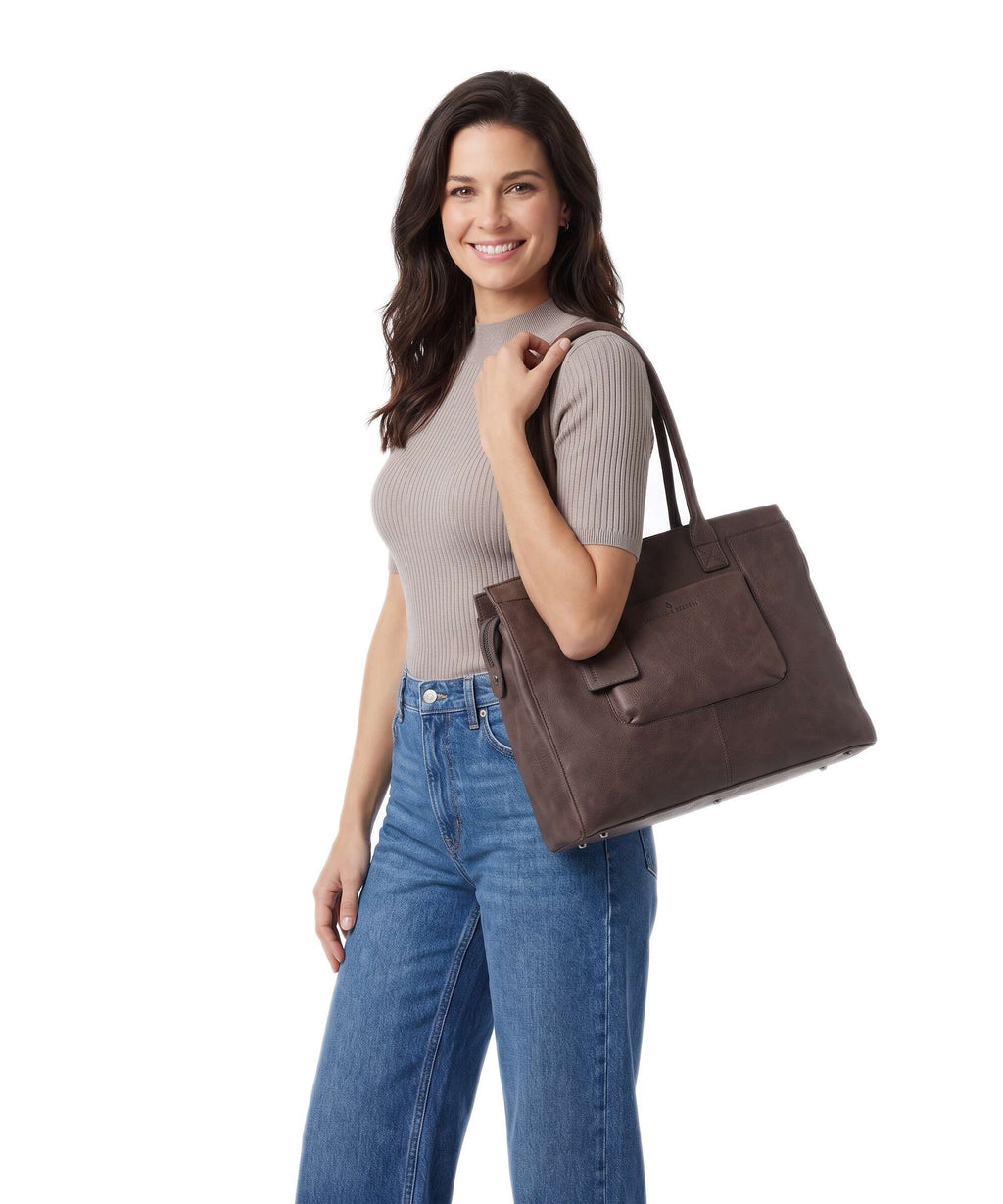 Castelijn & Beerens Carisma Briefcase mocca