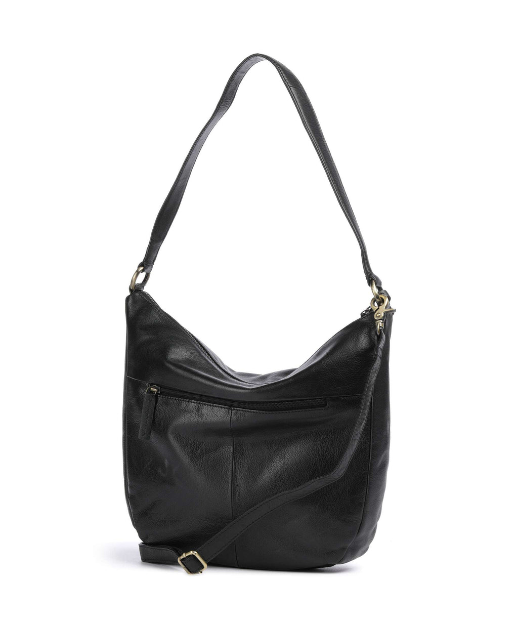 Burkely Natural Norah Hobo bag bean black
