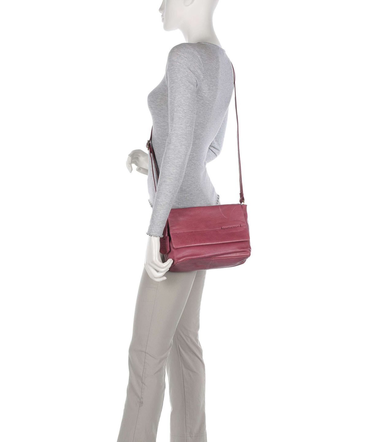 Burkely Natural Norah Crossbody bag poppy pink