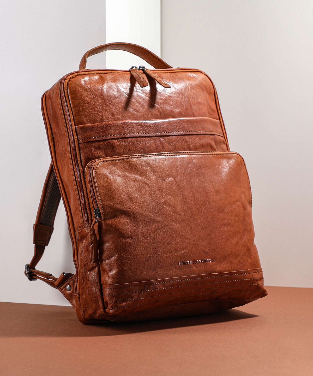 Spikes & Sparrow Bronco Backpack brandy