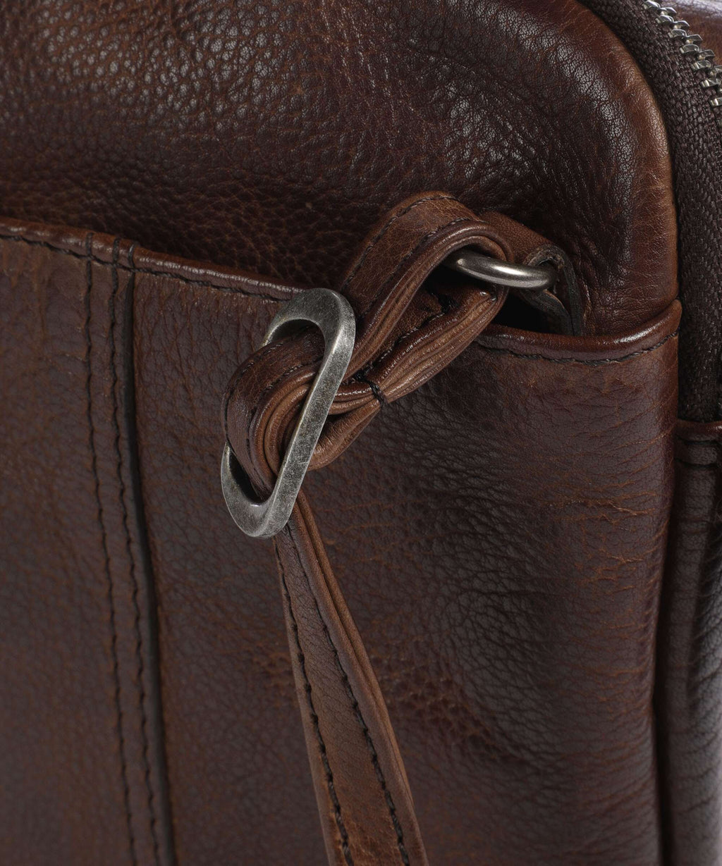 Spikes & Sparrow Apache Phone bag dunkelbraun