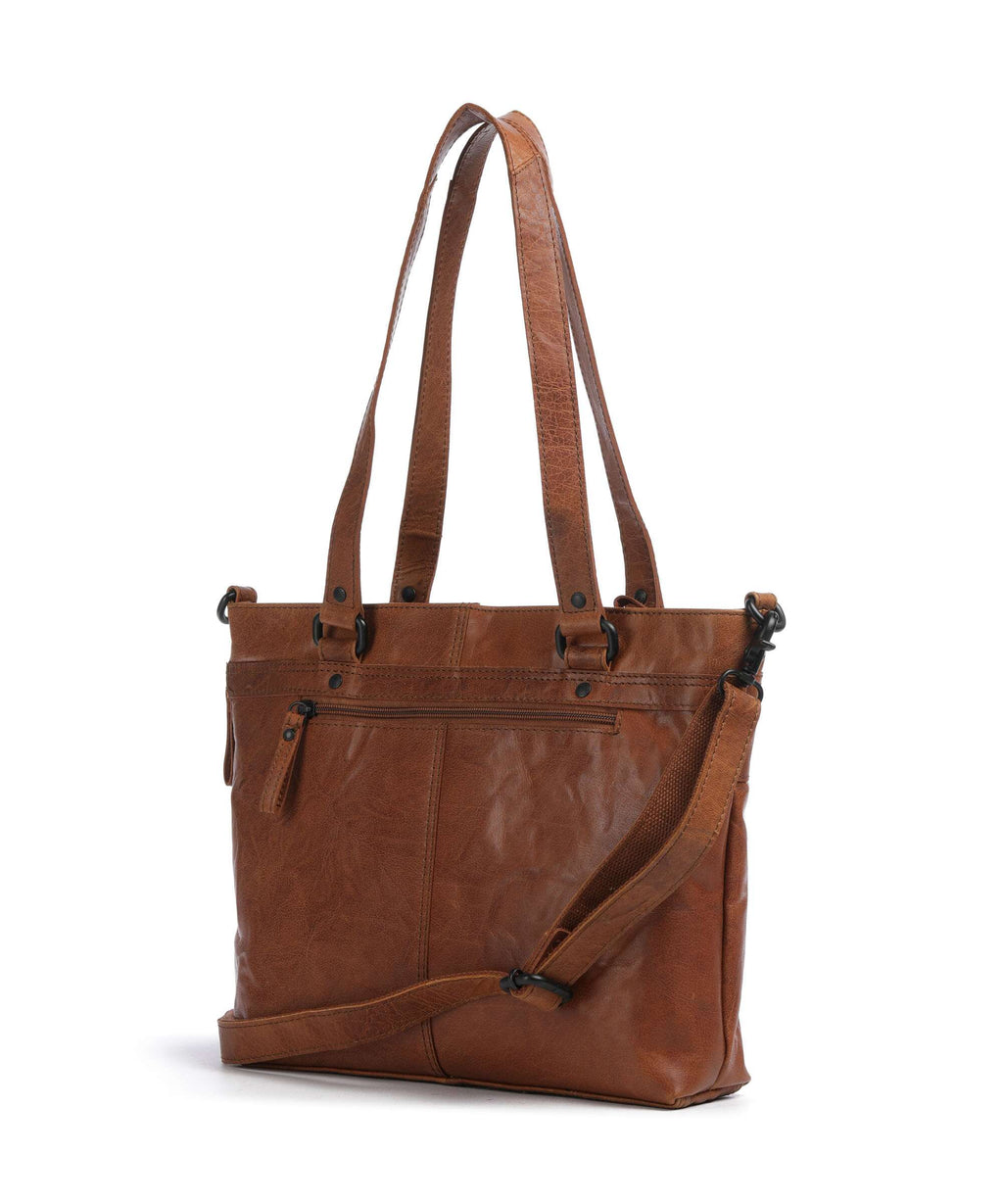 Spikes & Sparrow Bronco Lavendar Tote bag brandy