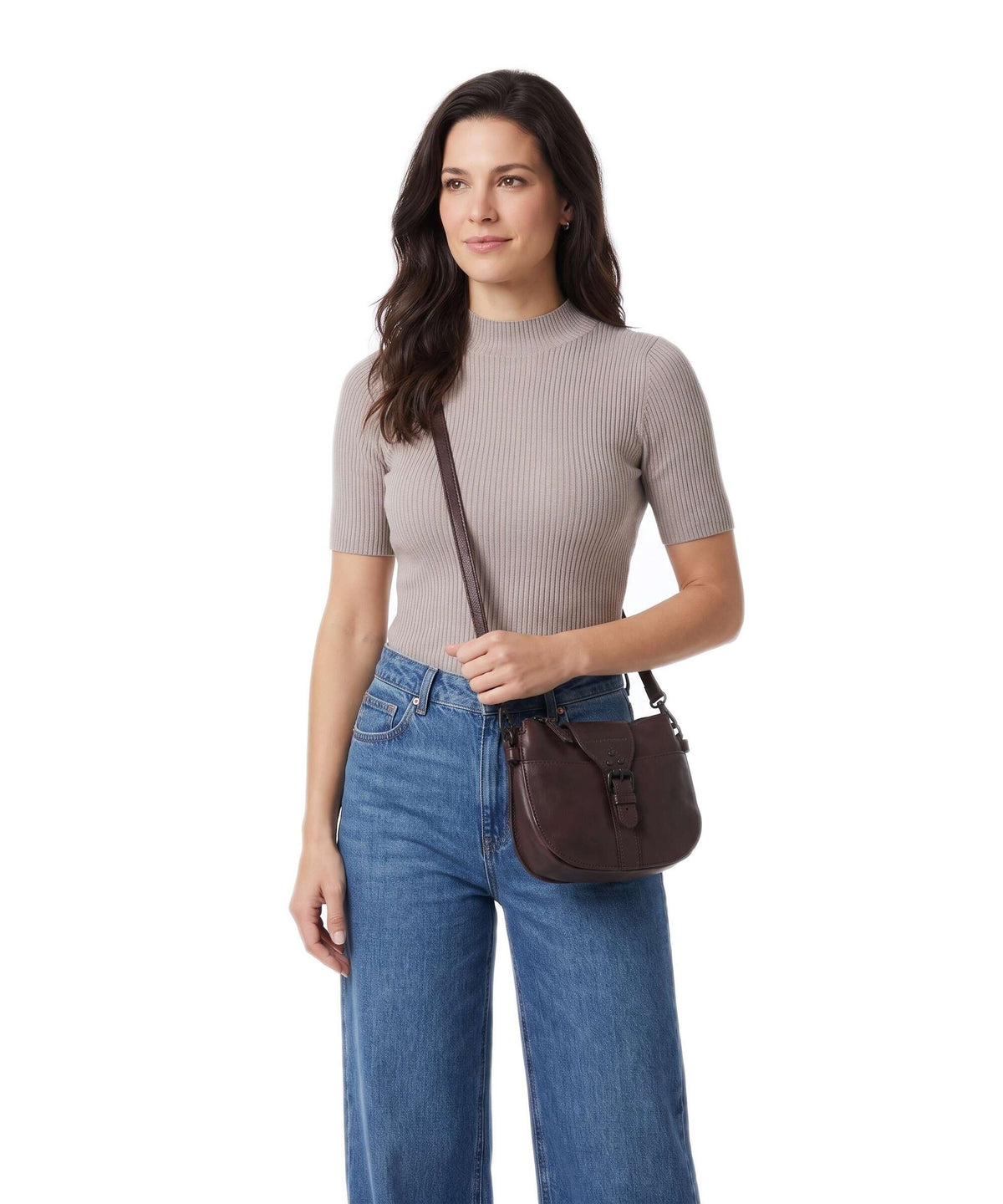 Spikes & Sparrow Bronco Krystina Crossbody bag dark brown
