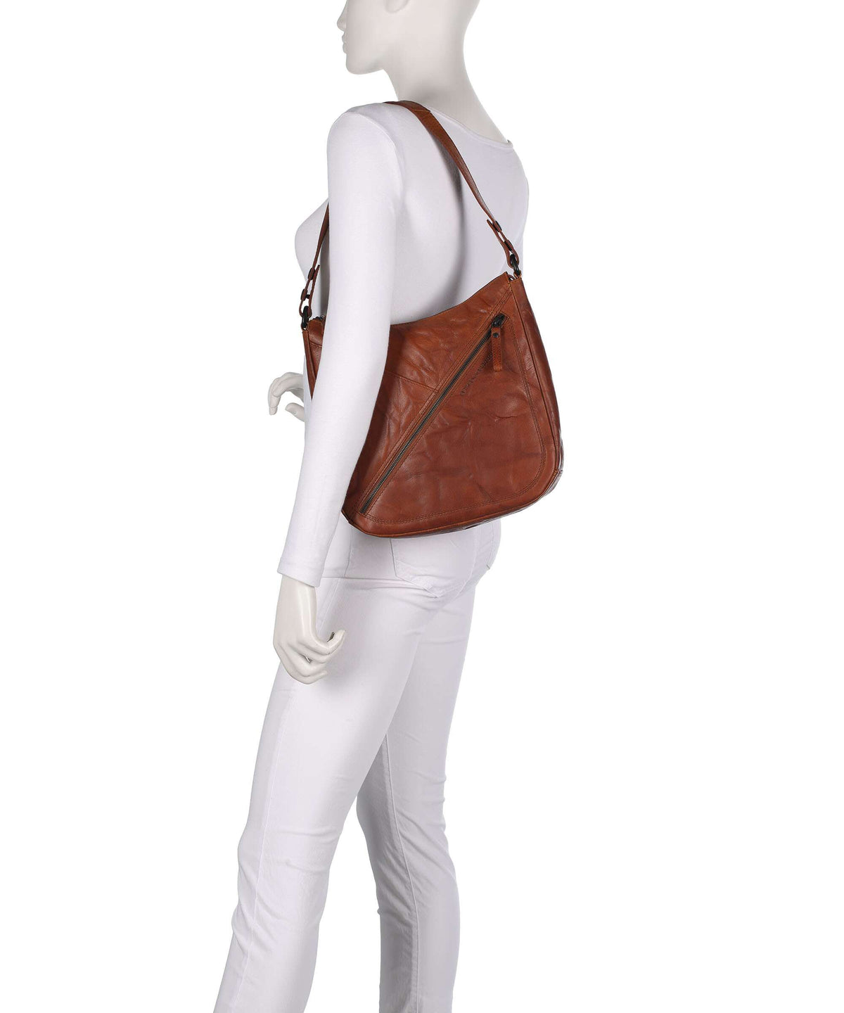 Spikes & Sparrow Bronco Lillia Hobo bag brandy