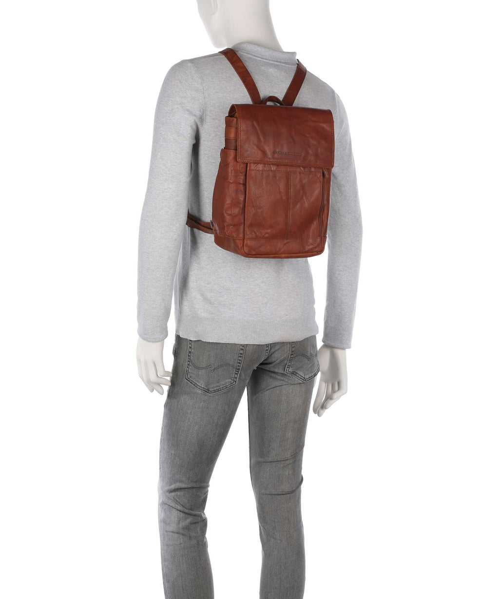 Spikes & Sparrow Bronco Winston Backpack brandy