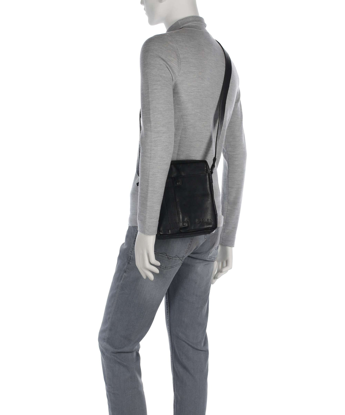 Spikes & Sparrow Bronco Benn Crossbody bag black