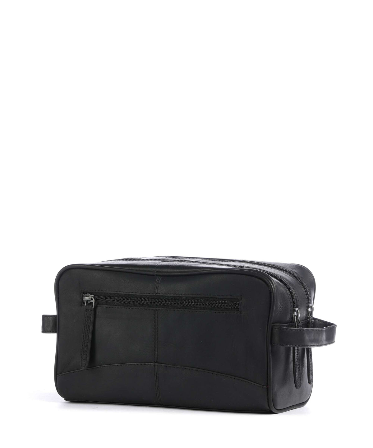 The Chesterfield Brand Wax Pull Up Cow Stacey Toiletry bag black