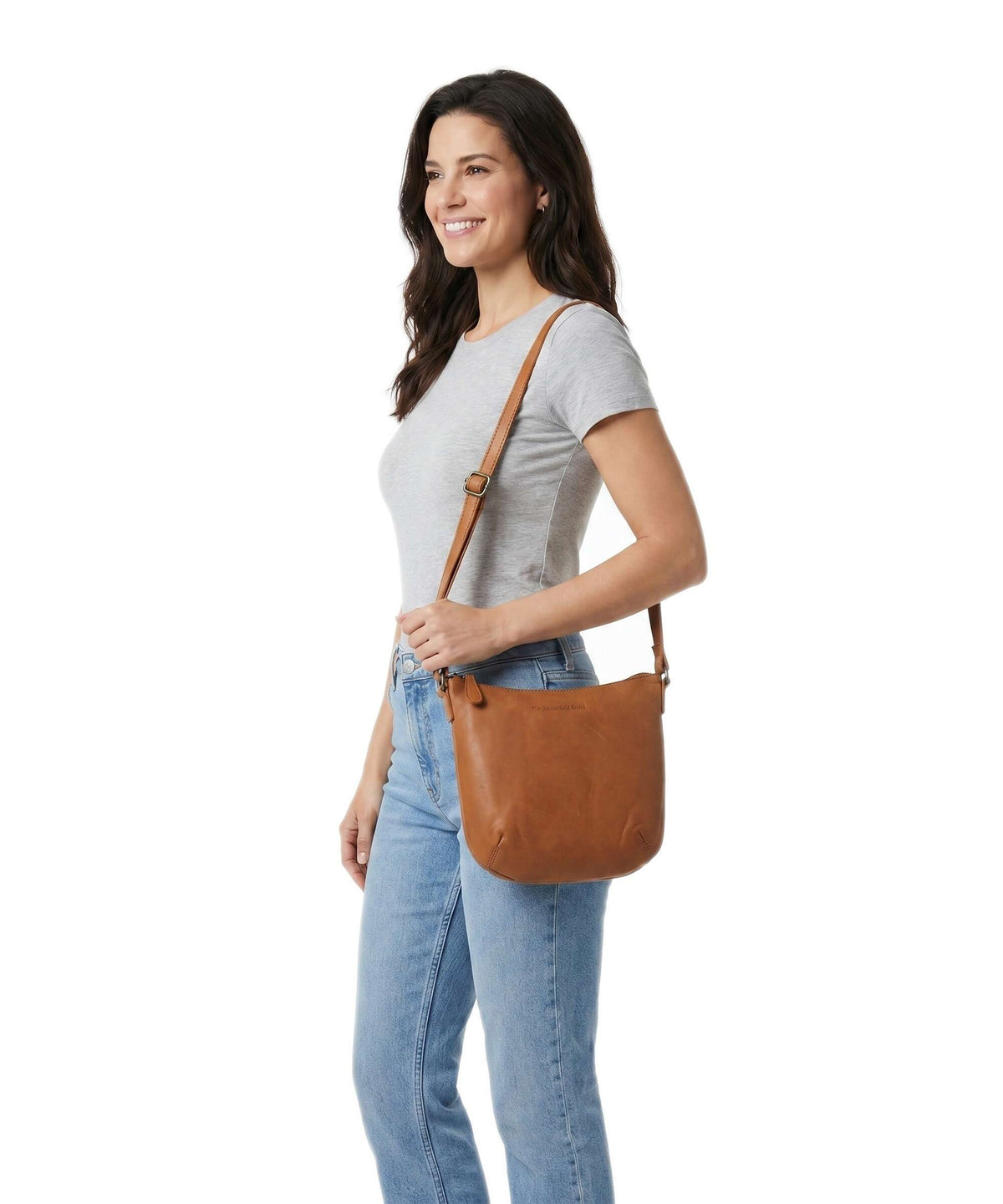 The Chesterfield Brand Wax Pull Up Cow Redding Crossbody bag cognac
