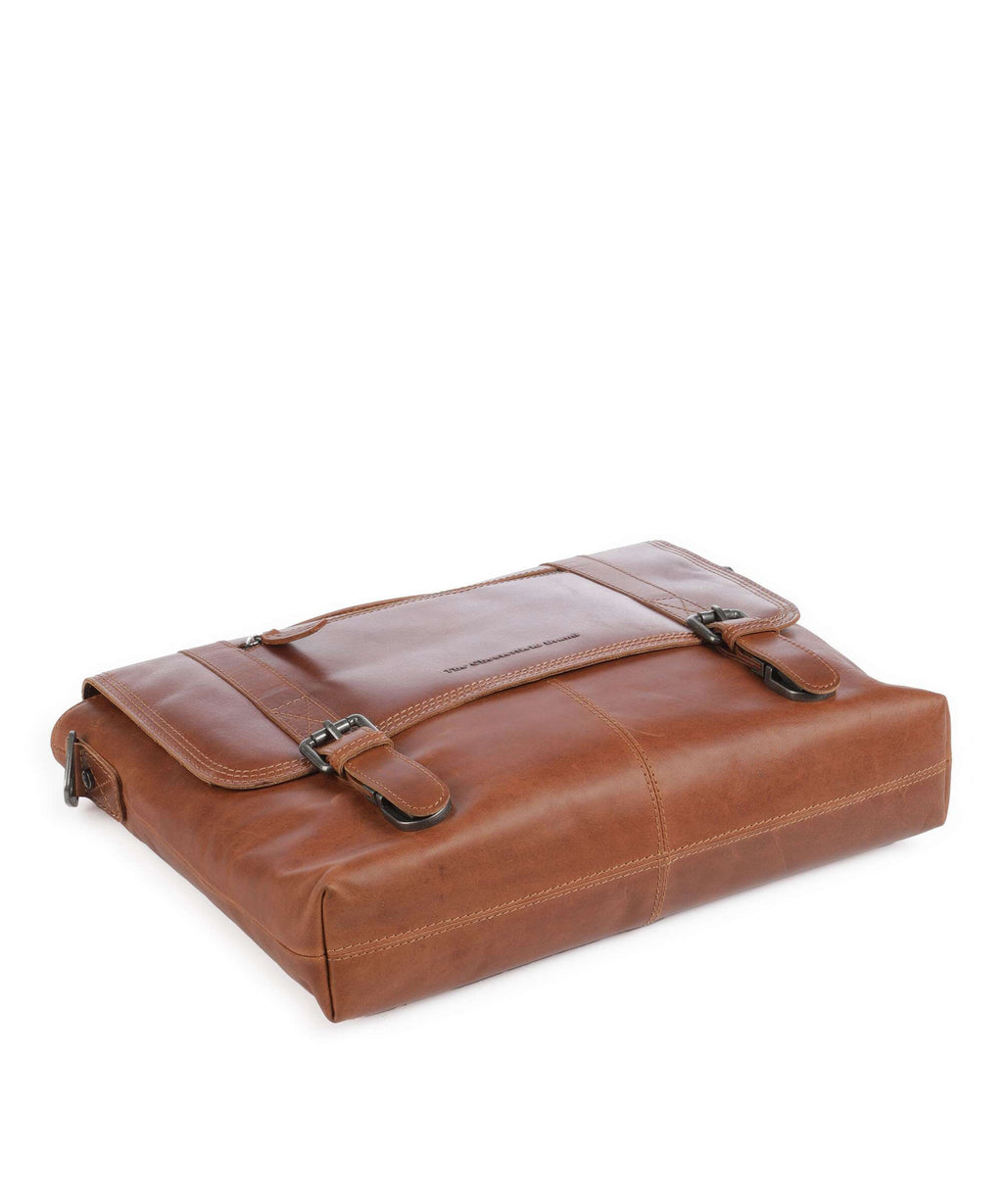 The Chesterfield Brand Veneto Briefcase cognac