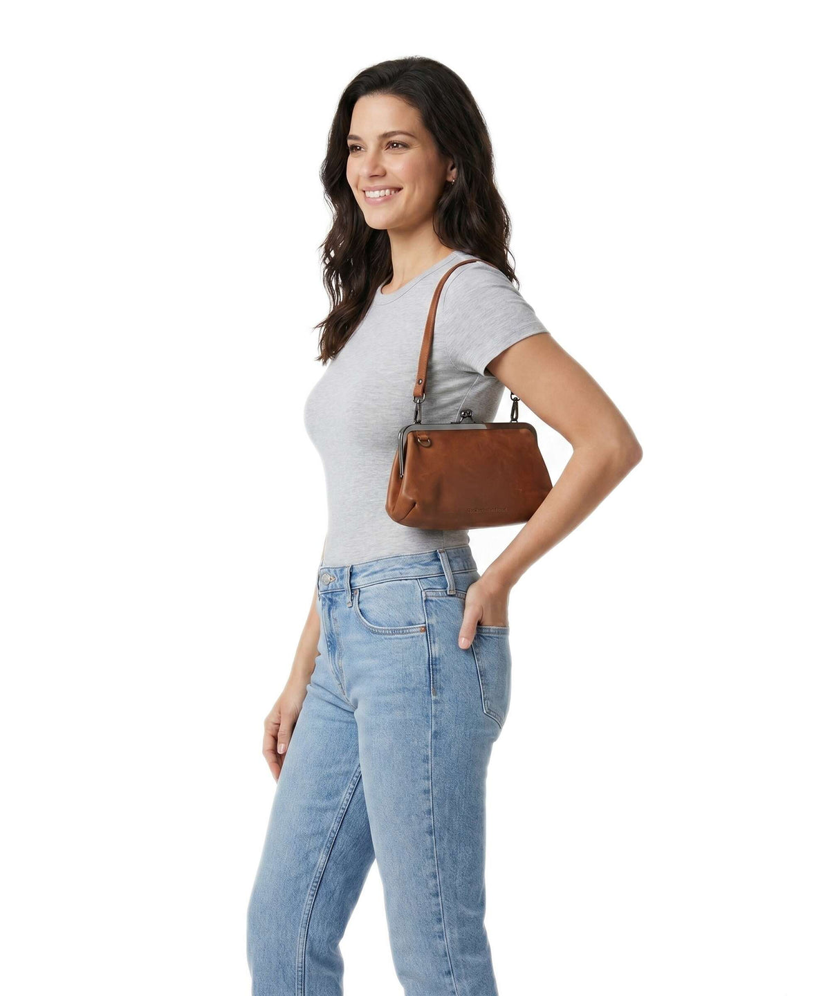The Chesterfield Brand Wax Pull Up Cow Andrade Shoulder bag cognac