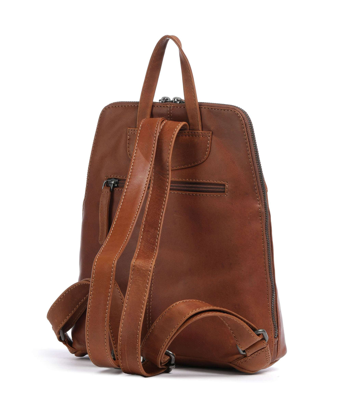 The Chesterfield Brand Wax Pull Up Cow Linford Backpack cognac