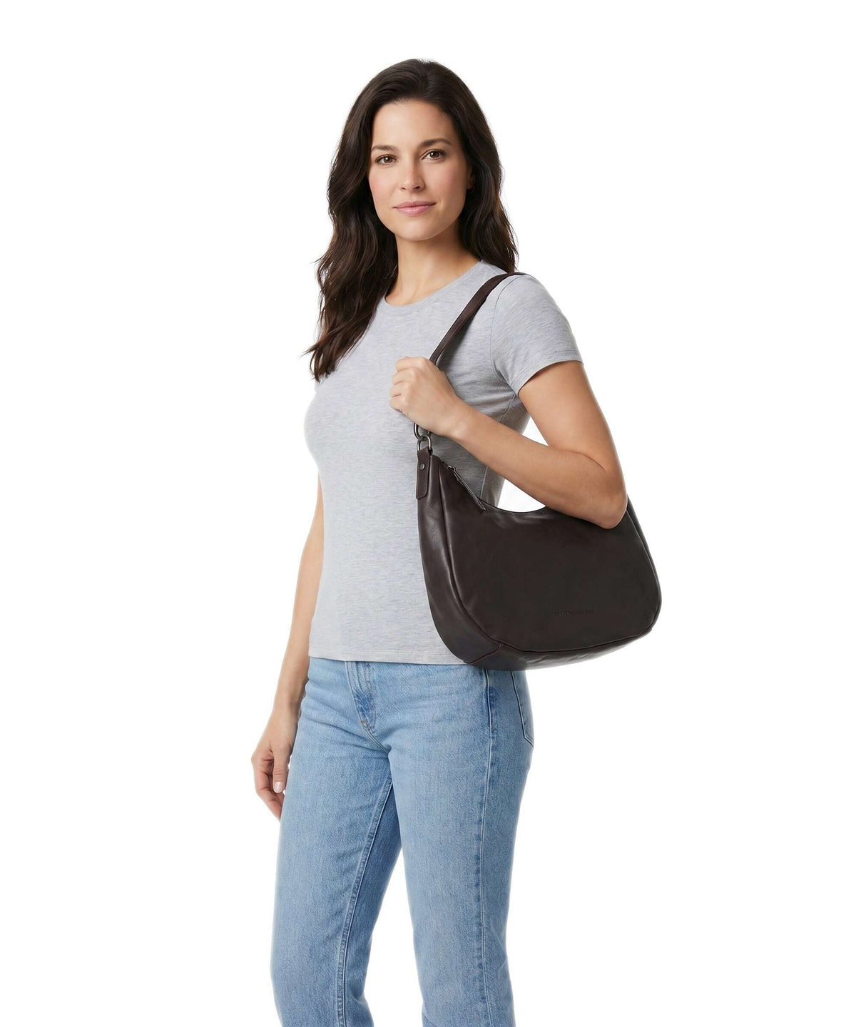 The Chesterfield Brand Wax Pull Up Cow Alexandria Shoulder bag brown