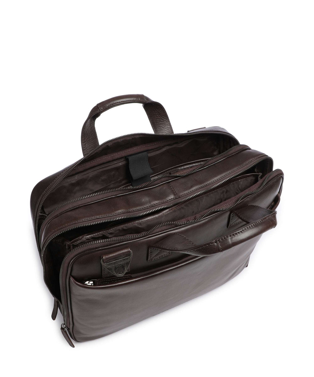 The Chesterfield Brand Novum Iseo Briefcase brown