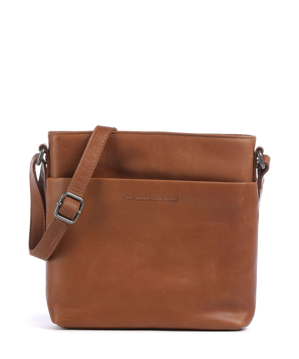 The Chesterfield Brand Wax Pull Up Cow Navene Crossbody bag cognac