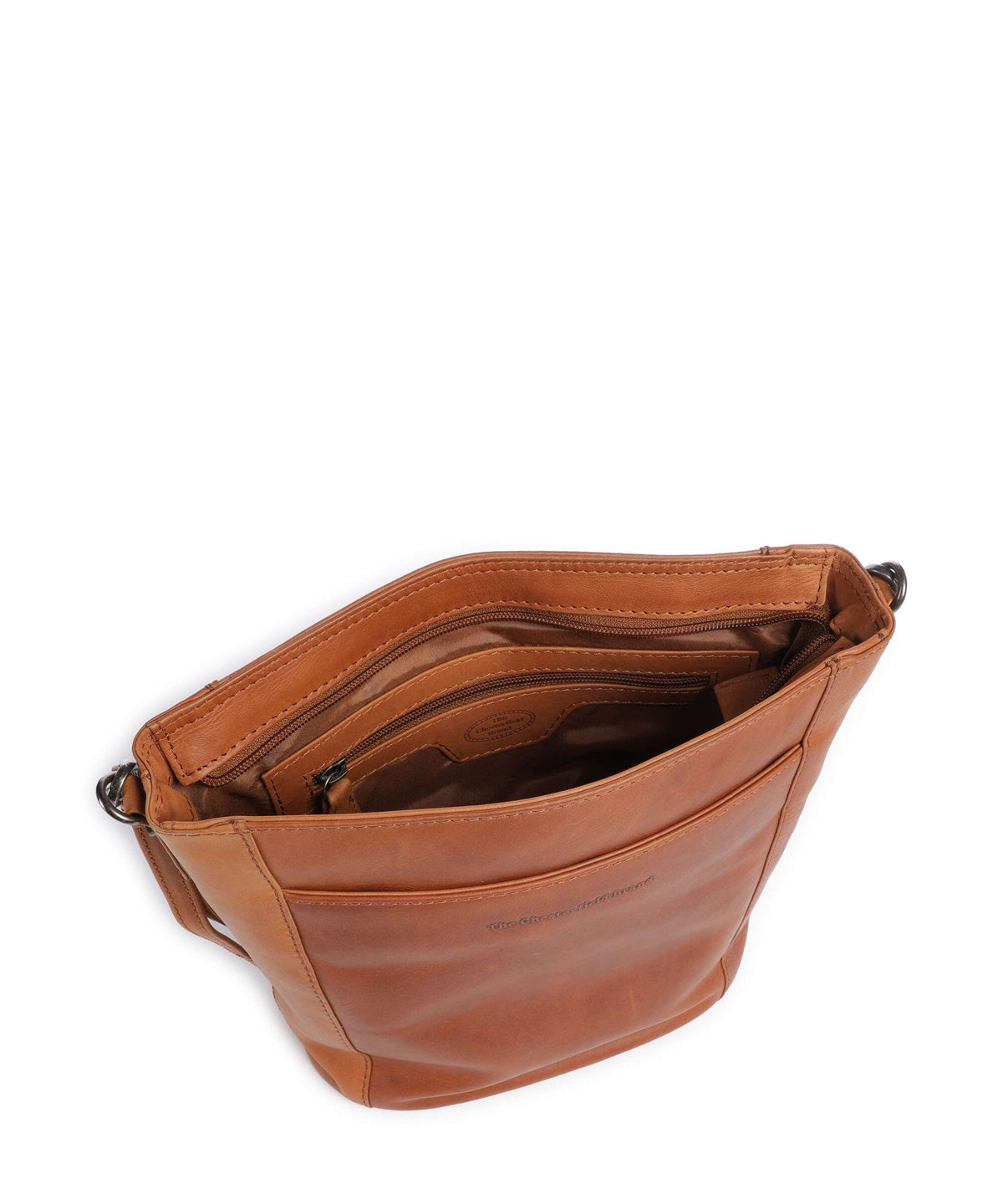 The Chesterfield Brand Wax Pull Up Cow Moore Bucket bag cognac