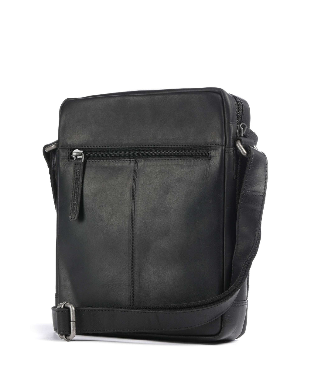 The Chesterfield Brand Wax Pull Up Cow Montira Crossbody bag black