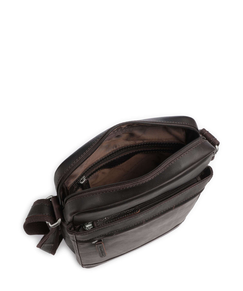 The Chesterfield Brand Wax Pull Up Cow Anzora Crossbody bag brown