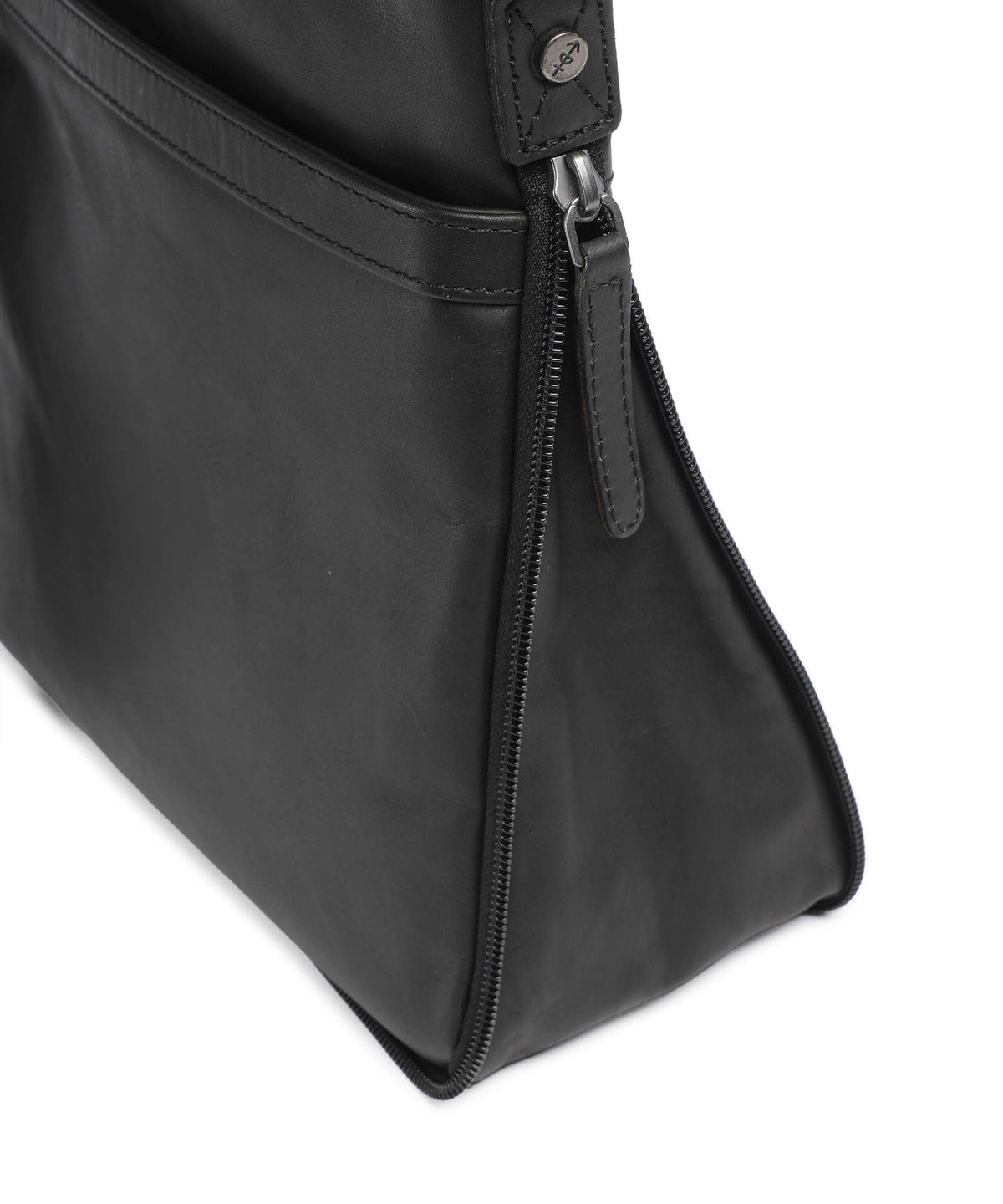 The Chesterfield Brand Wax Pull Up Cow Mirea Crossbody bag black