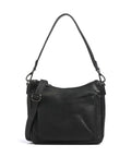 The Chesterfield Brand Wax Pull Up Cow Tivra Shoulder bag black