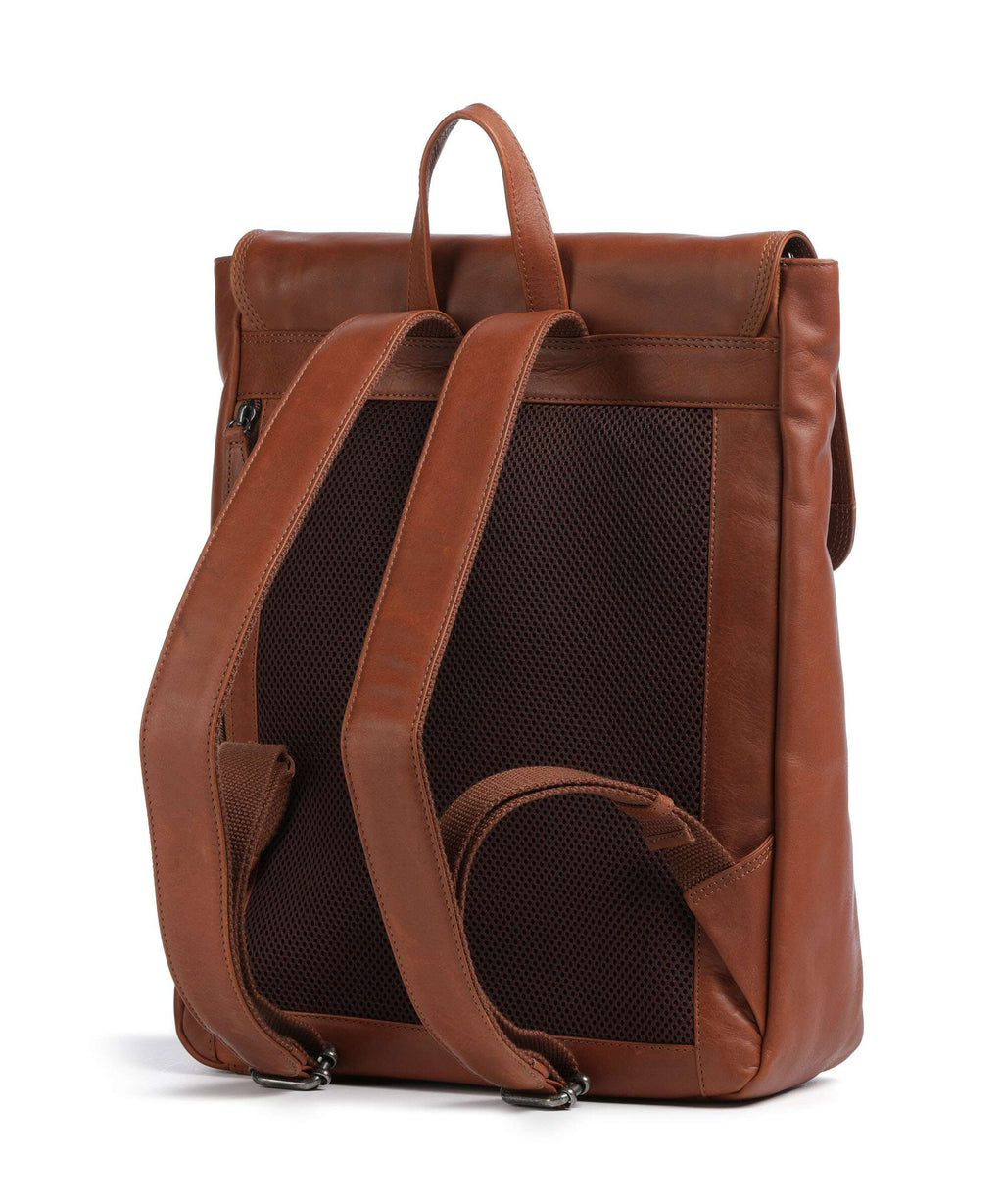 The Chesterfield Brand Wax Pull Up Cow Farrow Backpack cognac