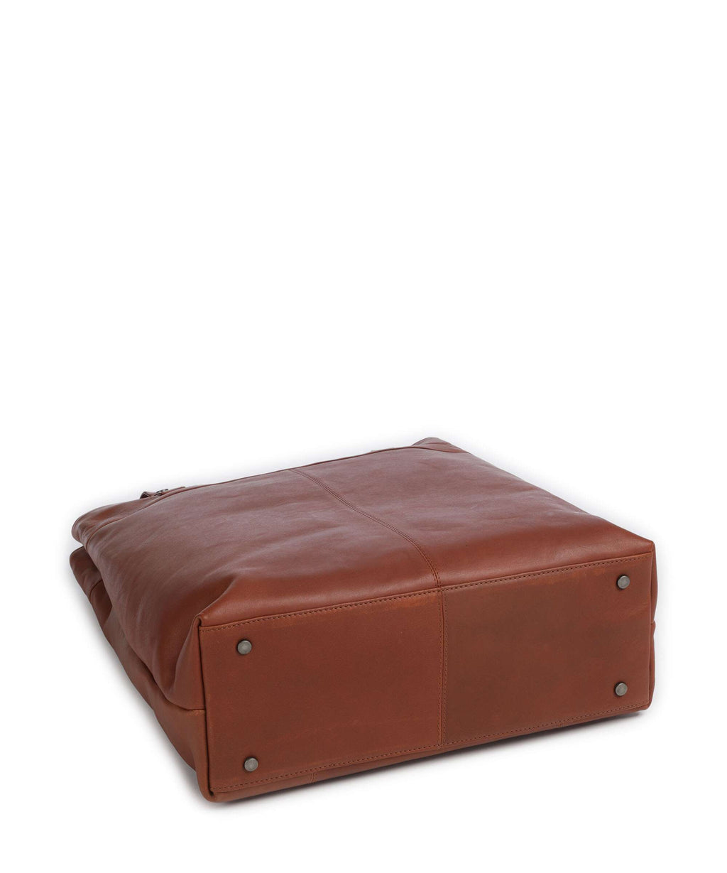 The Chesterfield Brand Wax Pull Up Cow Solvia Tote bag cognac